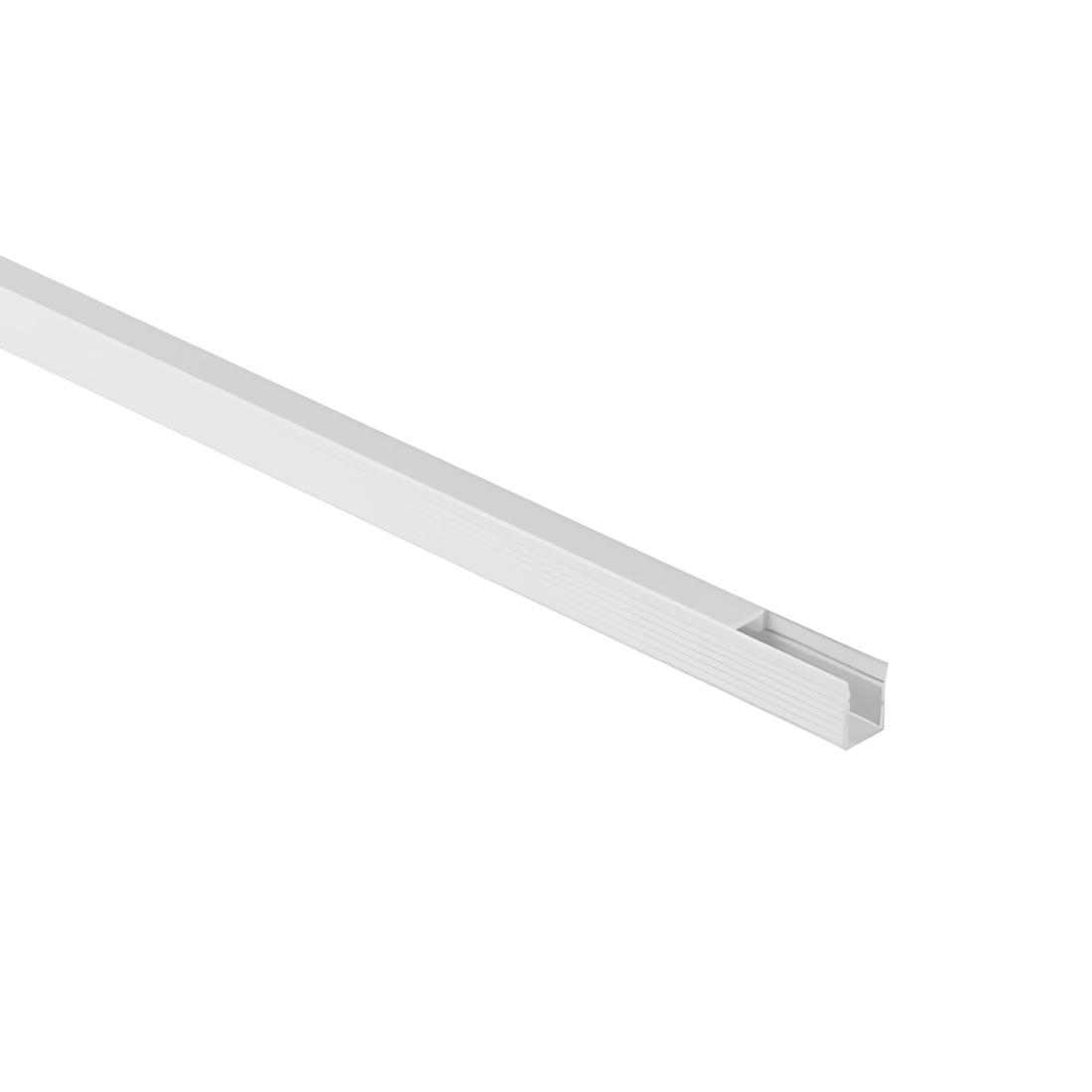 1m Aluprofil med diffuser | 7,8x9mm | Hvid | Til LED strip