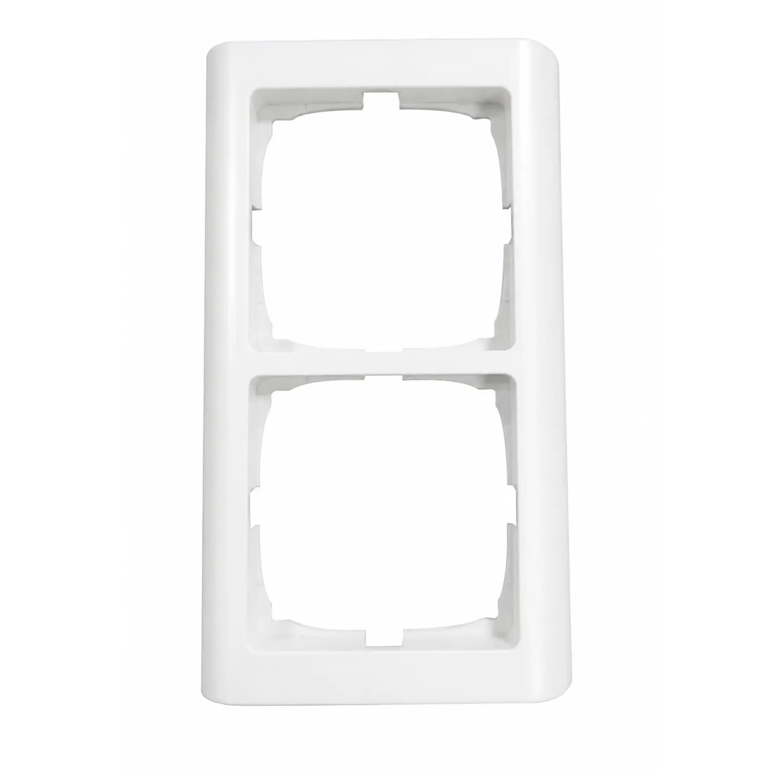 Fuga Rahmen 64 Plus | 2 Modul | Weiß