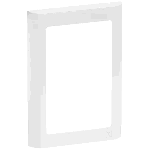 Fuga designramme 63 Soft | 1.5 modul | hvid