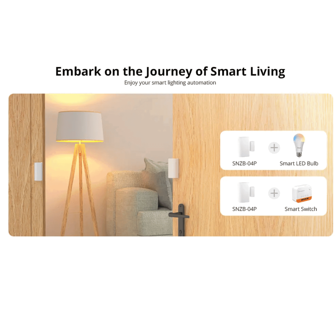 Sonoff Zigbee | Vindue og Dør Sensor | SNZB-04P Sonoff Zigbee | Vindue og Dør Sensor | SNZB-04P