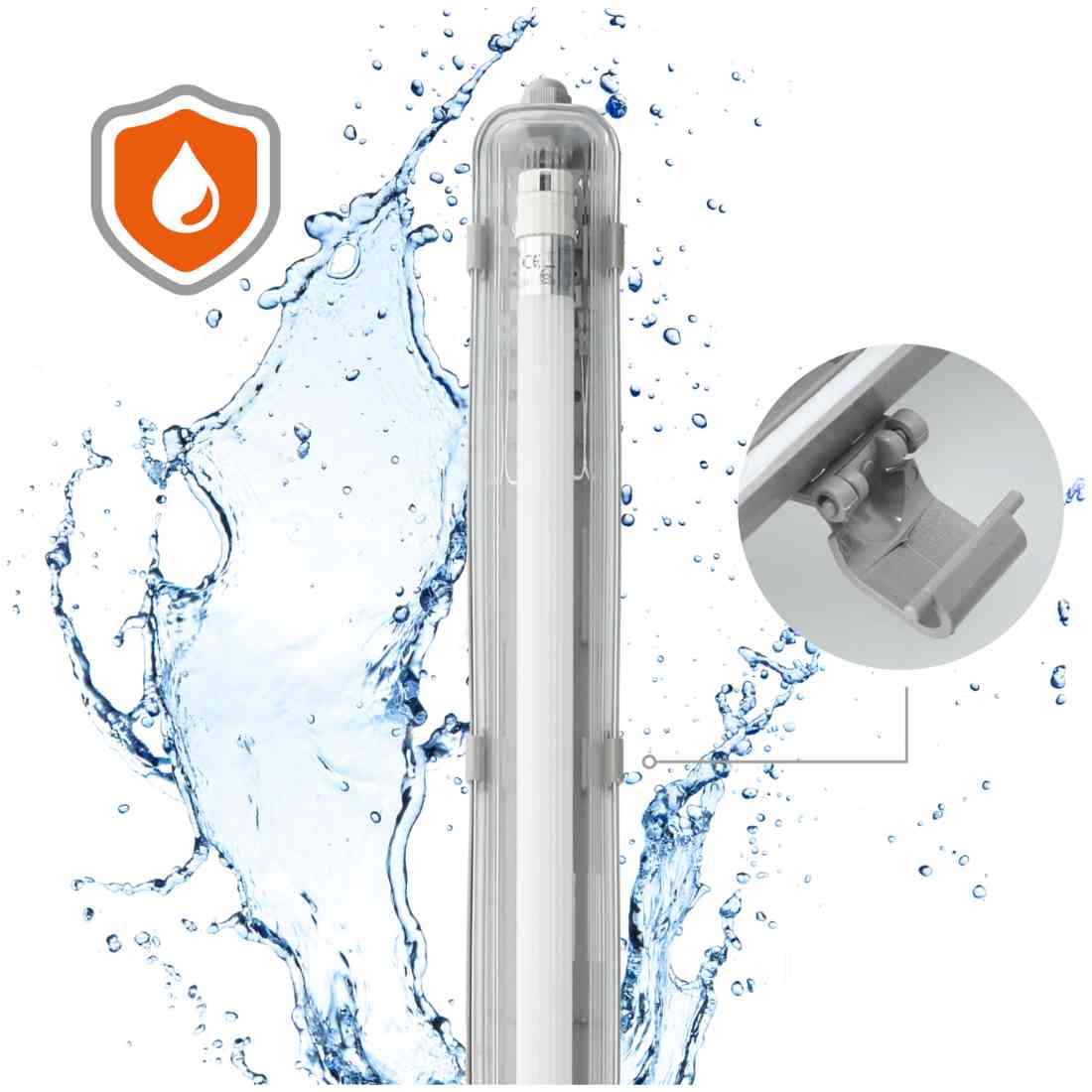 LED Armatur inkl. 18w LED rør | 12 stk. Pakke | 120cm | 4000K LED Armatur inkl. 18w LED rør | 12 stk. Pakke | 120cm | 4000K