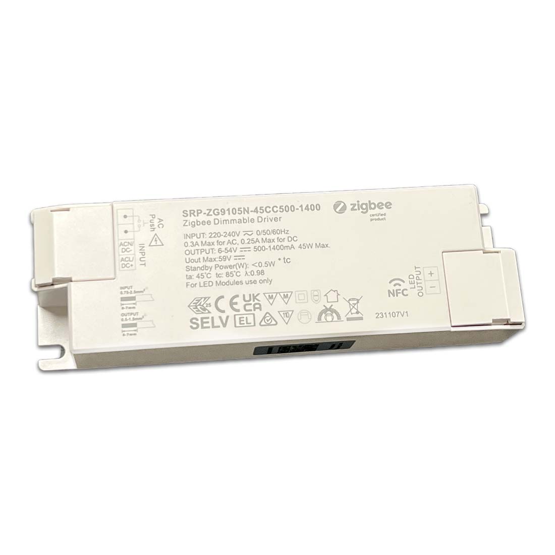 LED Panel 60x60 | 4000K | 4300lm | 40W | NELIO | Zigbee | Vit LED Panel 60x60 | 4000K | 4300lm | 40W | NELIO | Zigbee | Vit