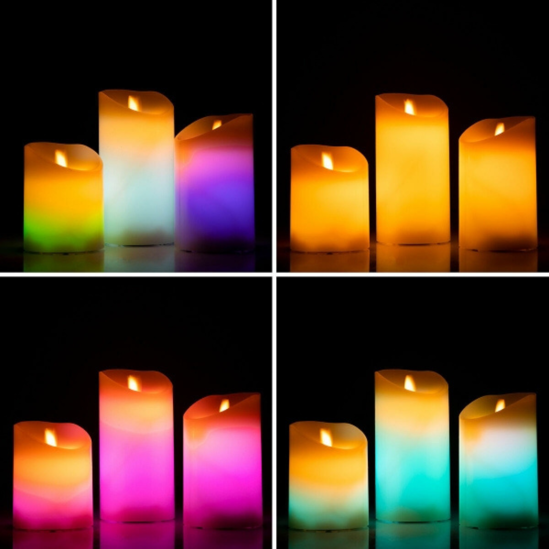 20 LED kerstboomkaarsen zonder kabel met afstandbediening | It's al