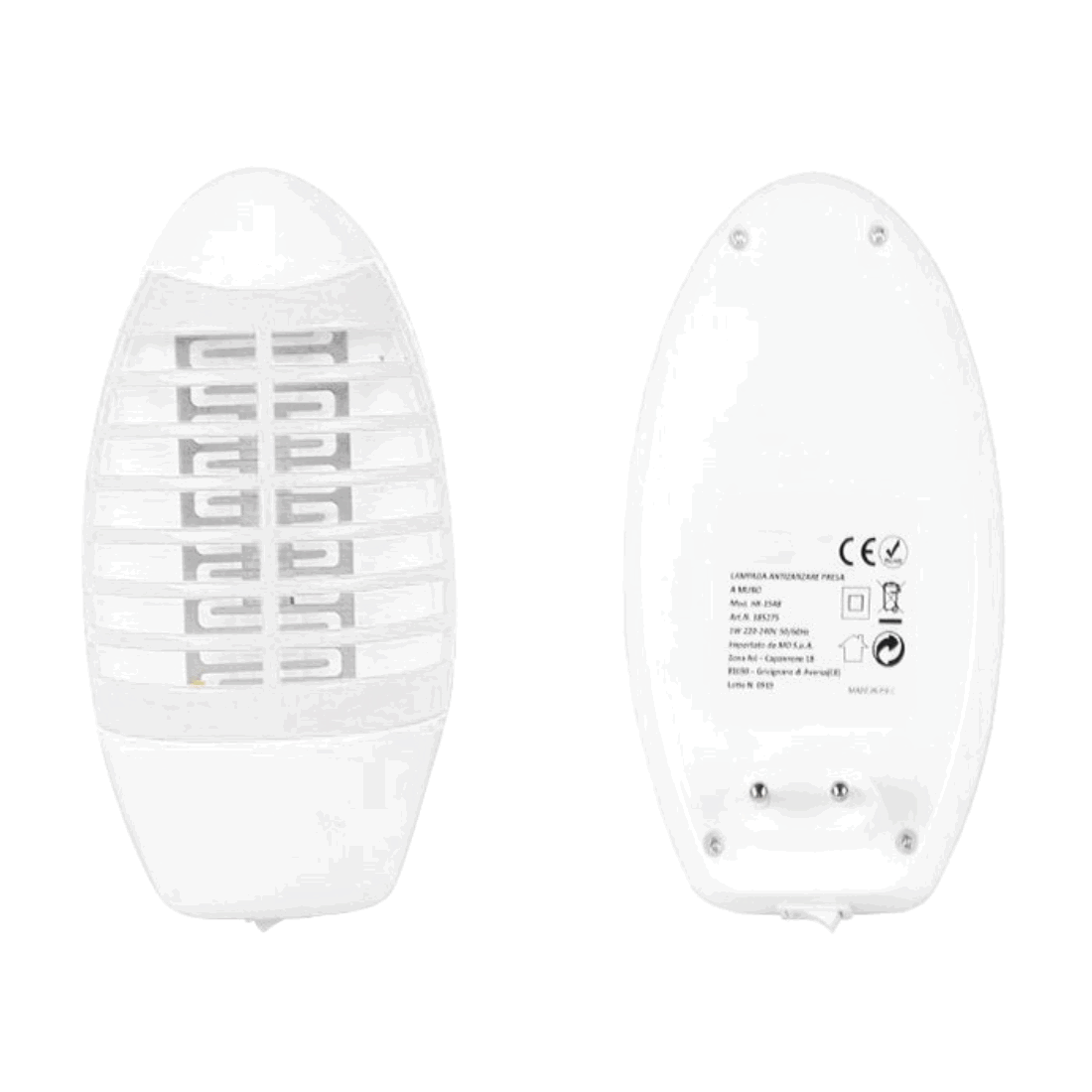 Elektrisk fluefanger til stikkontakt - UV Myggelys - 230V - 1