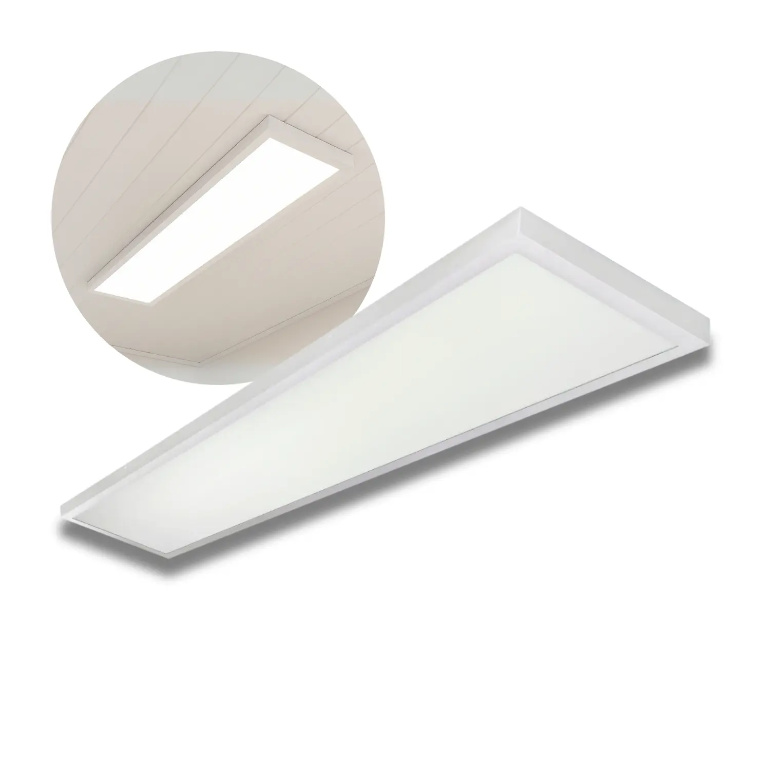 LED Paneel 30x120 | 4000K | 4000lm | 40W | LITE | Ingebouwd Frame | Wit