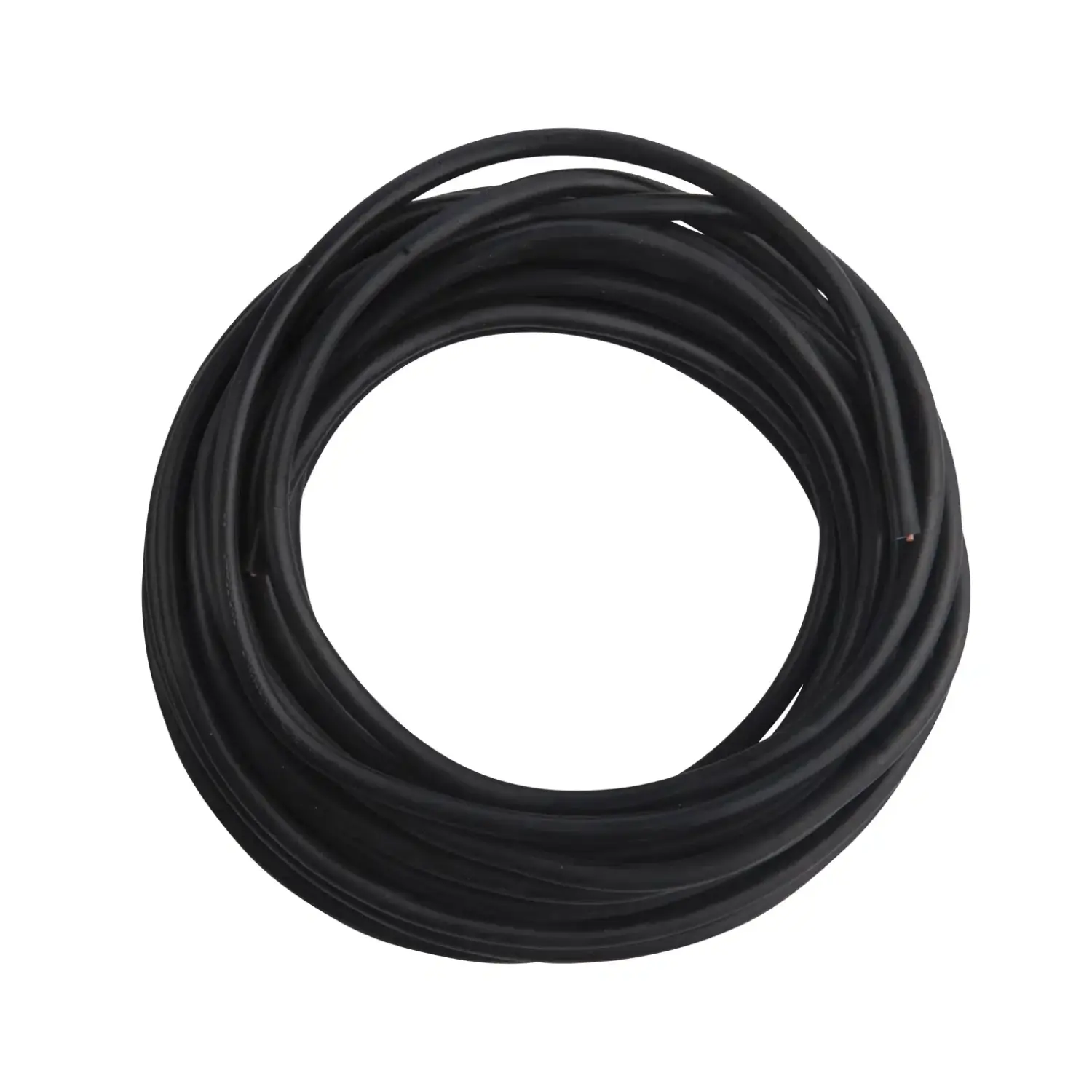 Plastkappeledning Rund 2x0,75mm² 10Meter | Sort