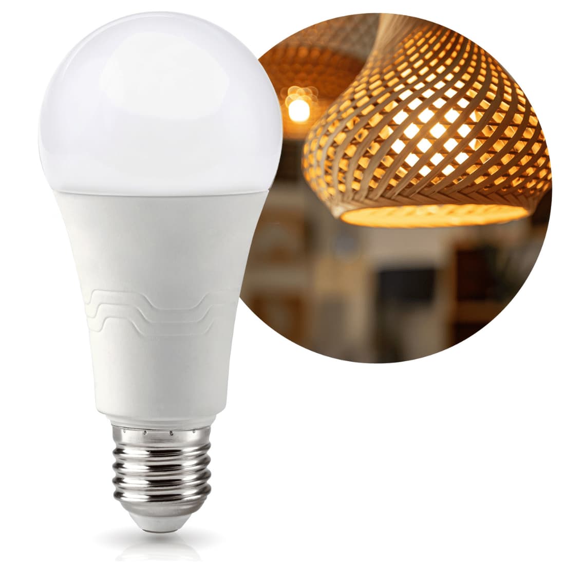 E27 Glühbirne LED - 18w - 3000K