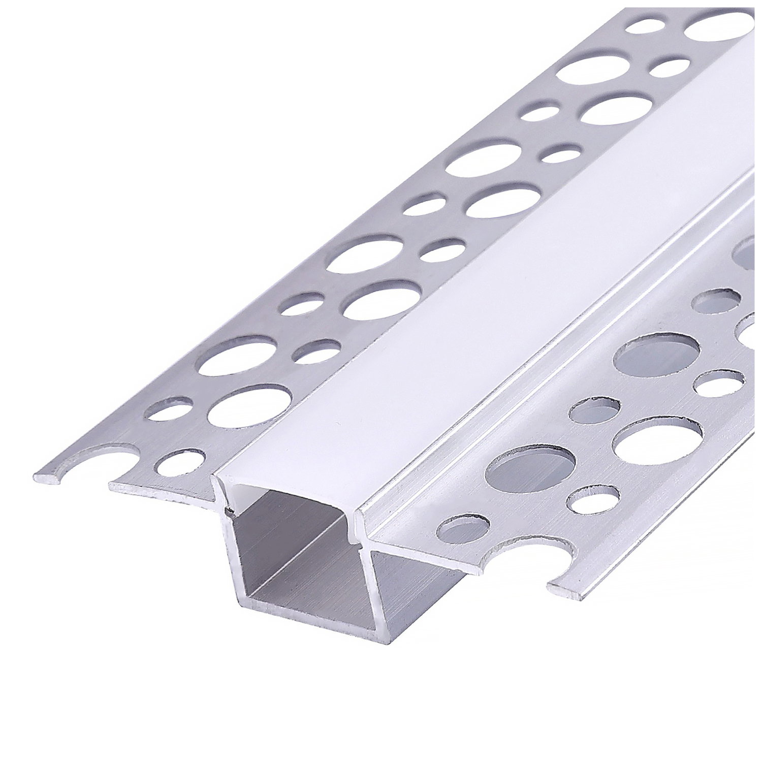 LED-aluminiumprofil | 1 m | 12 mm | Infälld | Aluminium