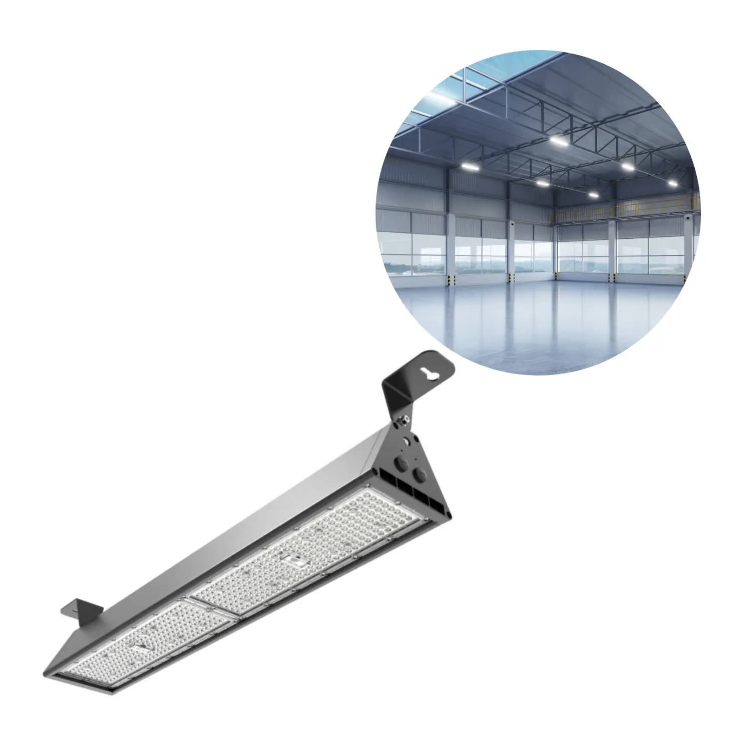 Industriell lampa | High Bay | 3CCT | 40800lm | 144/192/240W | NICO | Svart