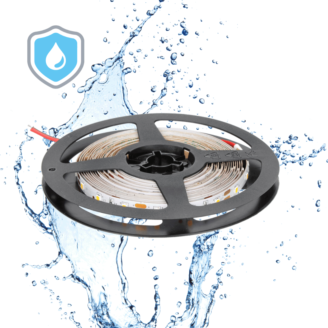 LED List 12V | 5m | Gul färg | 8 mm | 300 dioder | Dimbar | IP65 | Utomhus LED List 12V | 5m | Gul färg | 8 mm | 300 dioder | Dimbar | IP65 | Utomhus