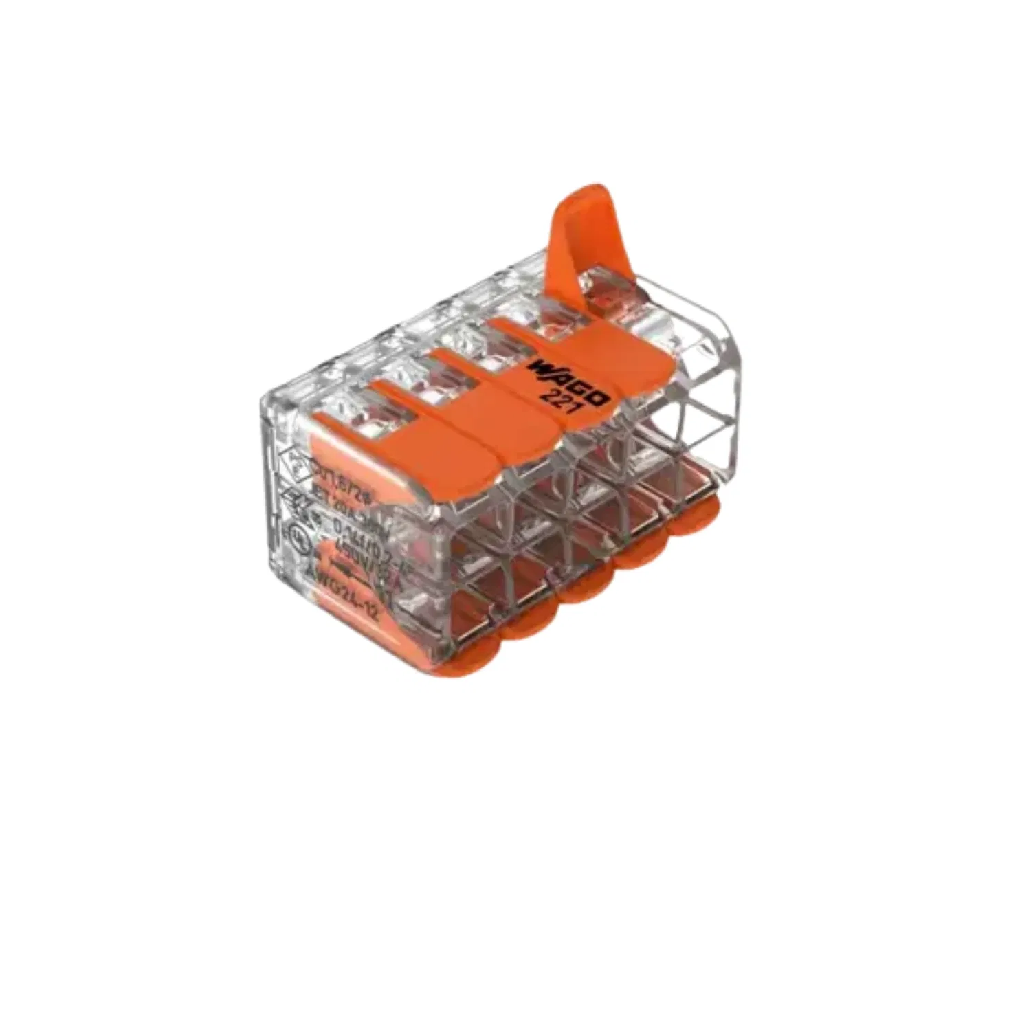 Wago transparent samlemuffe 10 x 0,14-4mm2