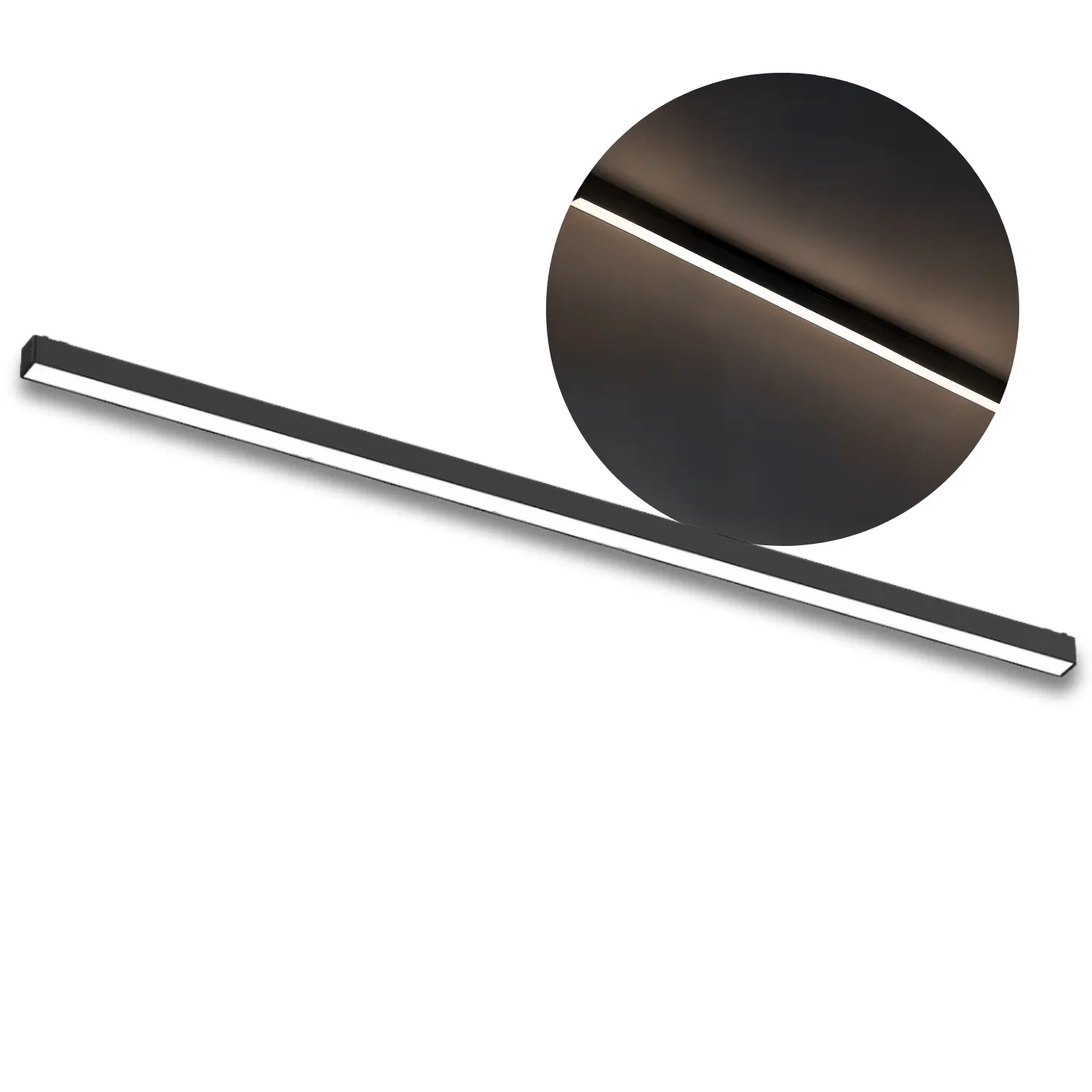 Looplicht voor SlimTrack railsysteem | 91cm | 24V | CCT | 3220lm | 30W | Zwart