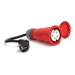 Elbil lader | 5m | 11KW | Type 2 | inkl. Schuko adapter