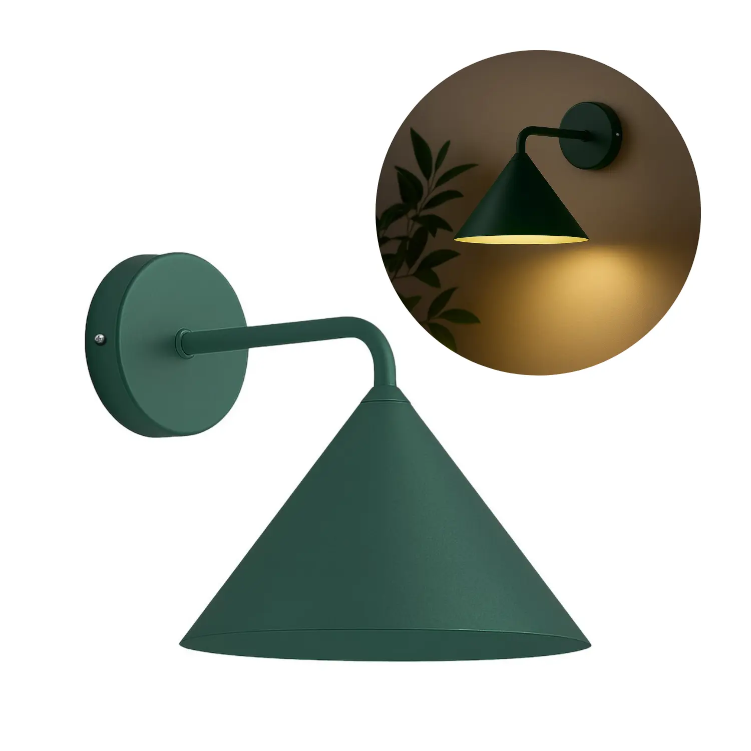 Indendørs Væglampe | 1x GX53 | IP20 | CAPITAL | Grøn