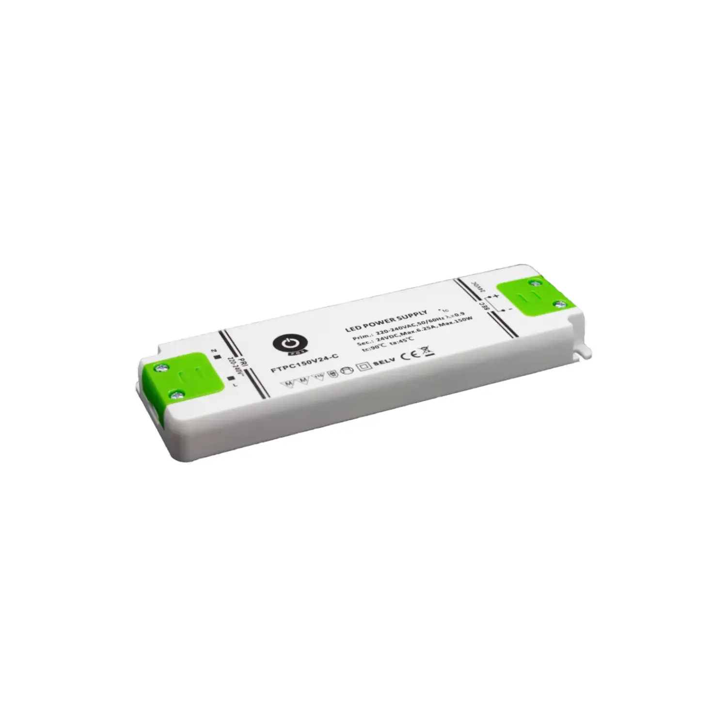 LED Driver 24V | 6.25A plastic case