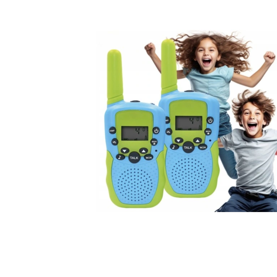Kinder Walkie Talkie | Set | groen & blauw | 3KM