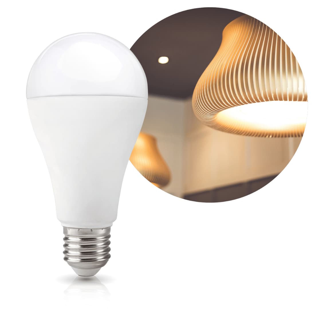 E27 Glühbirne LED - 15w - 3000K