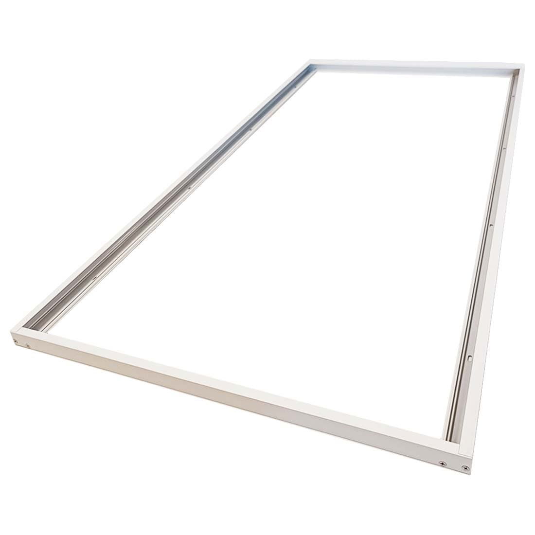 LED Panel Ramme til Troldtekt | 60x120 I PERFECT FIT LED Panel 60x120 | 4-Pak | 3000K | 8640lm | 46W | GLOW | UGR19 | Inkl. Troldtektramme | Hvid