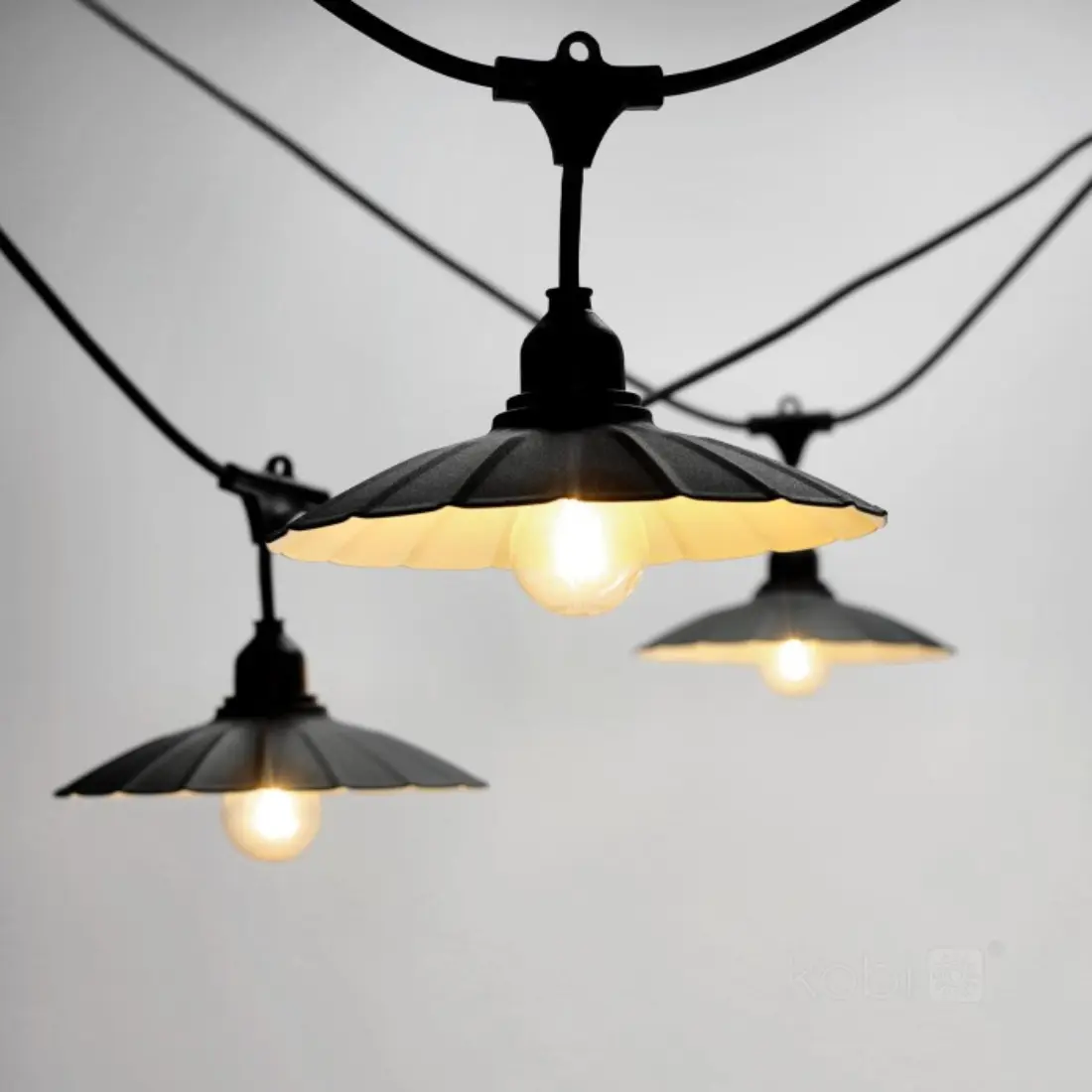 Lampskärm för CRETE | Ø200mm | Metall | Svart/vit Lampskärm för CRETE | Ø200mm | Metall | Svart/vit