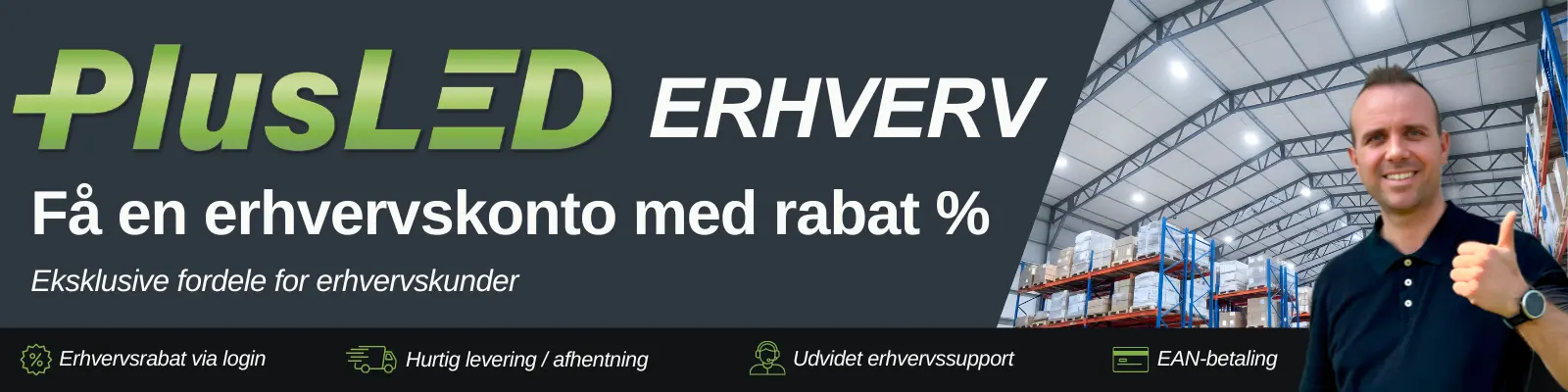 LED Erhverv banner