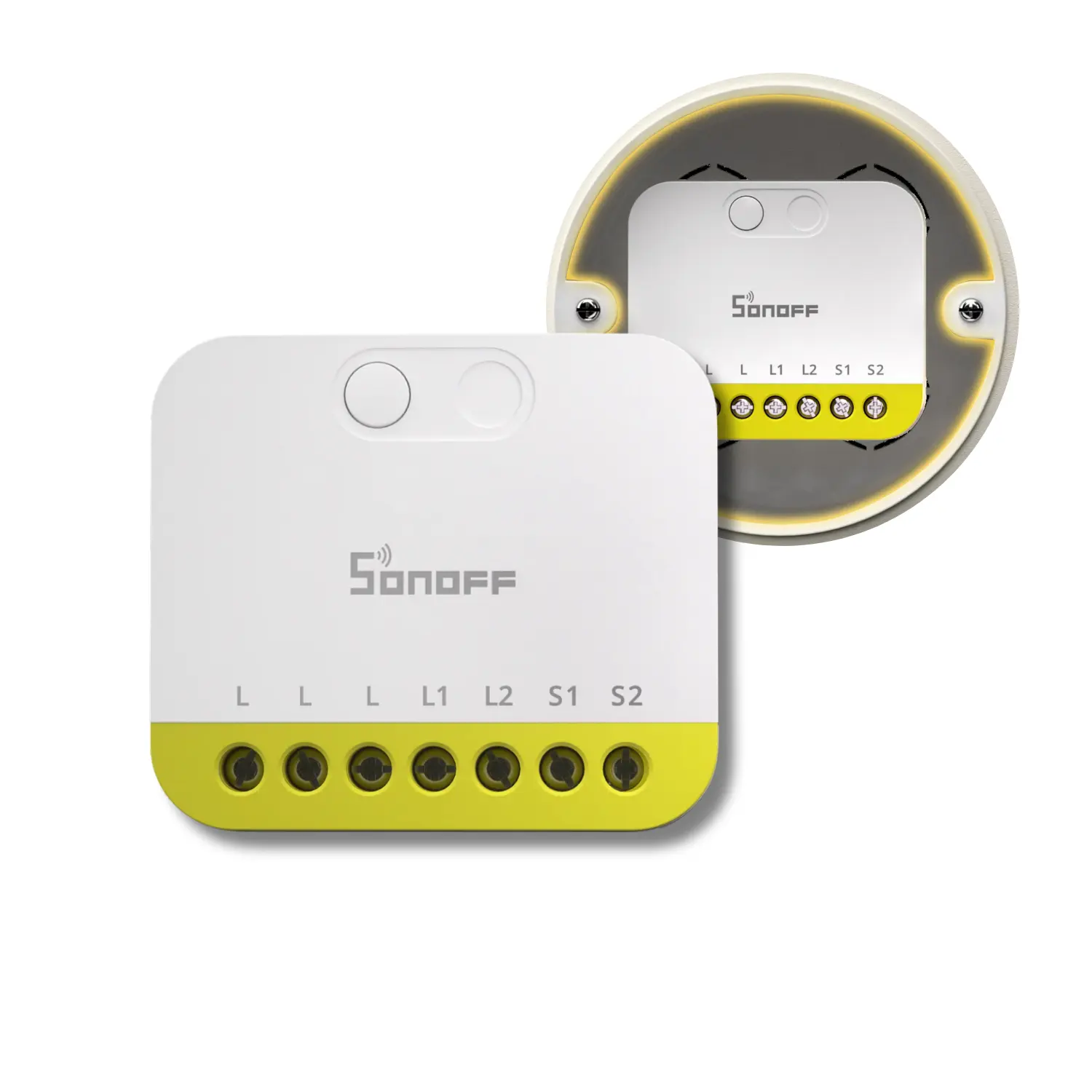 Sonoff MINI DUO-L Smart Relæ | Zigbee | 2CH | Max. 16A | MINI-ZB2GS-L