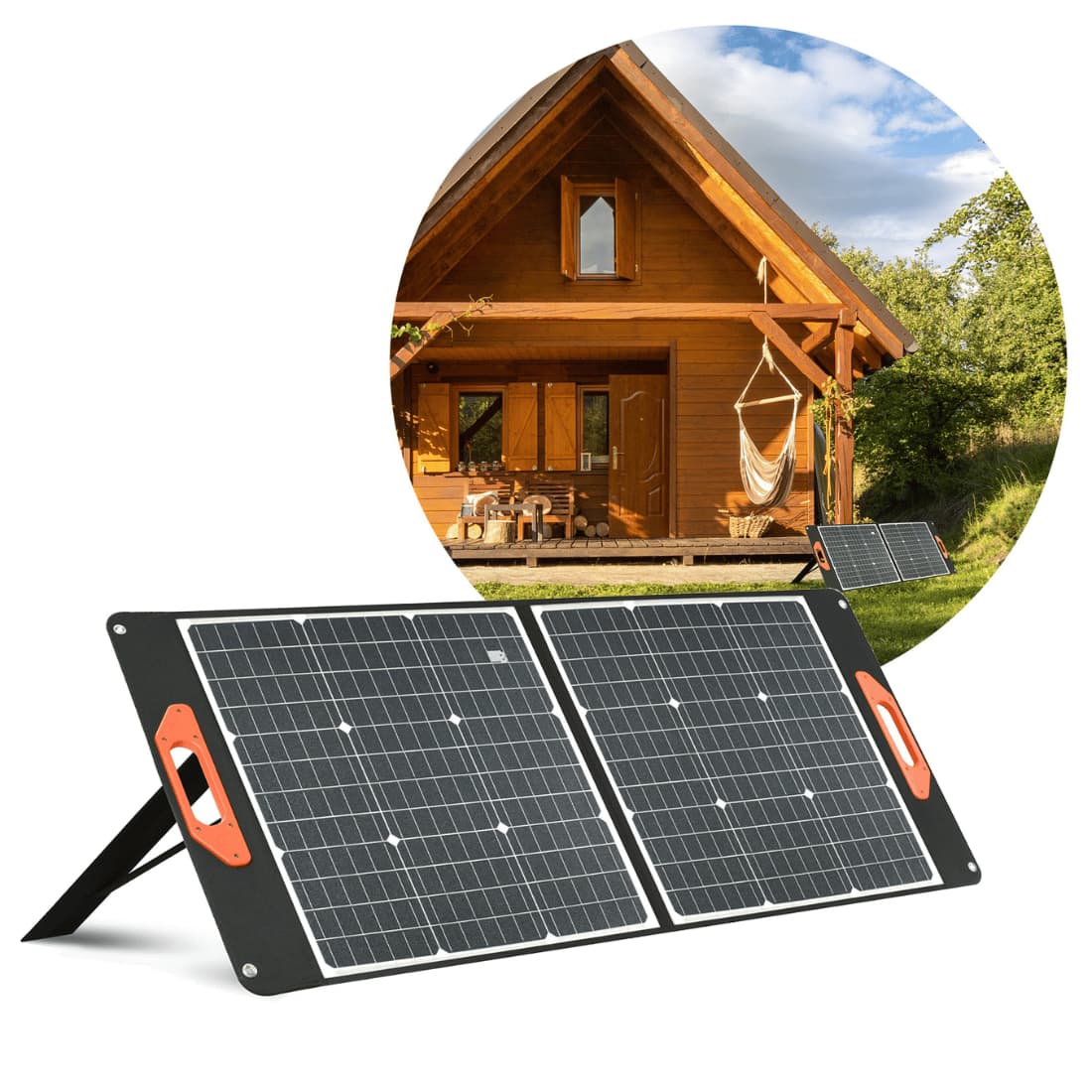 Solcellepanel - Transportabel - Sunflash