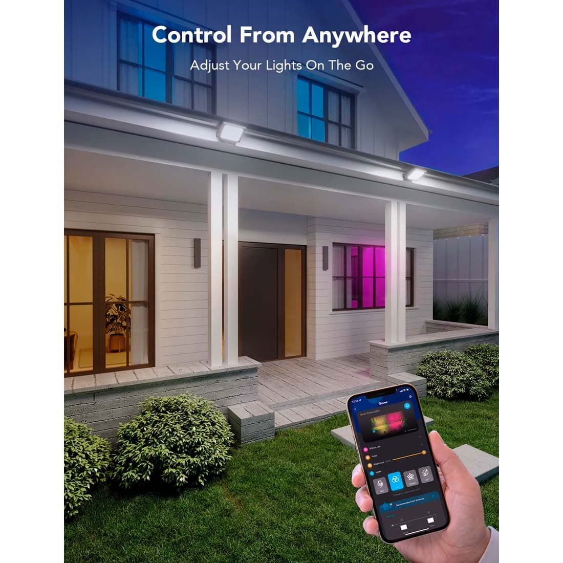 Govee LED Smart Flood Lights IP66 RGBIC+CCT