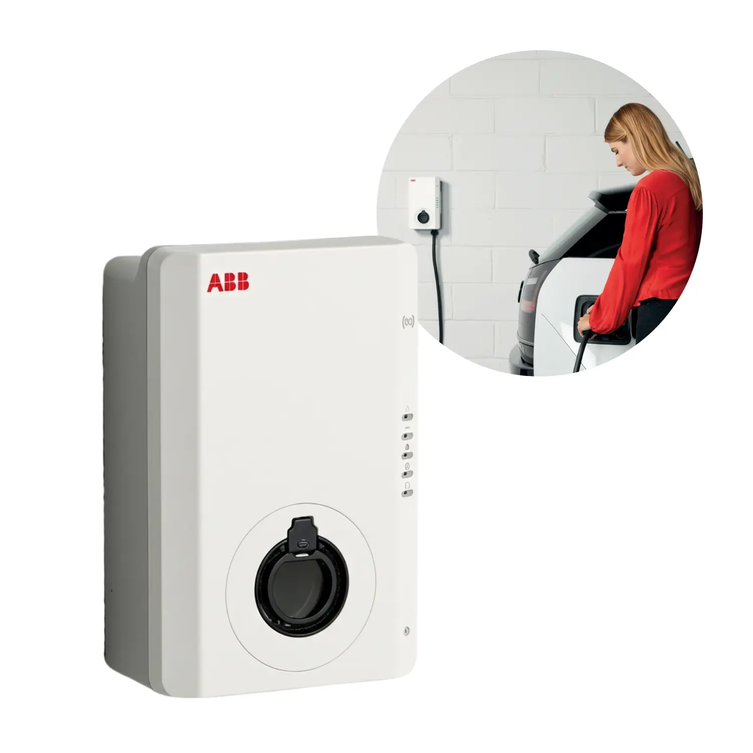 EV lader | Laadkast met display | Type 2 Lader | 22Kw | RFID & 4G | ABB Terra