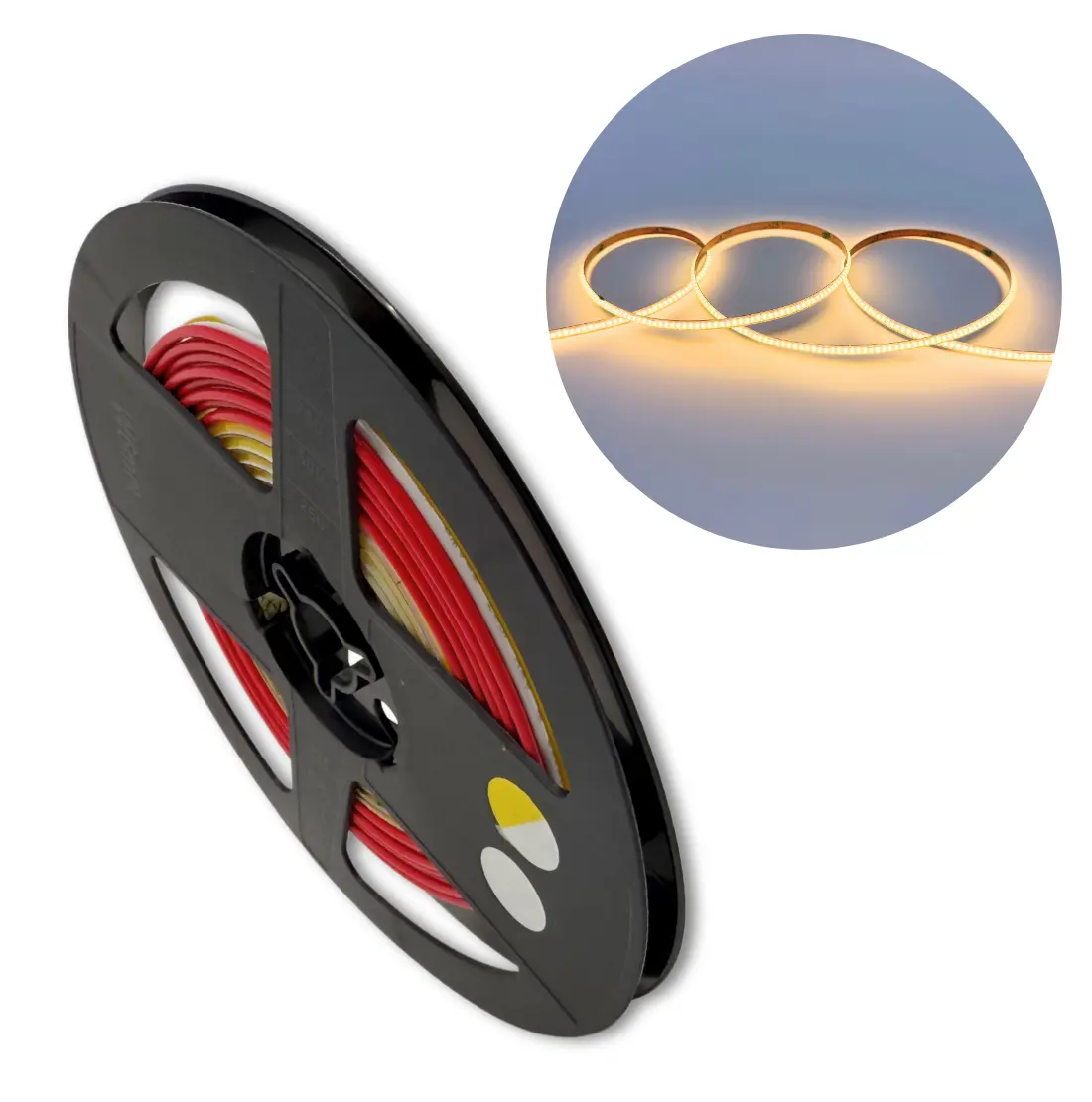 LED Streifen 24V | 5mm | CCT | 120cm | 675lm | Ra>90 | 12W/m