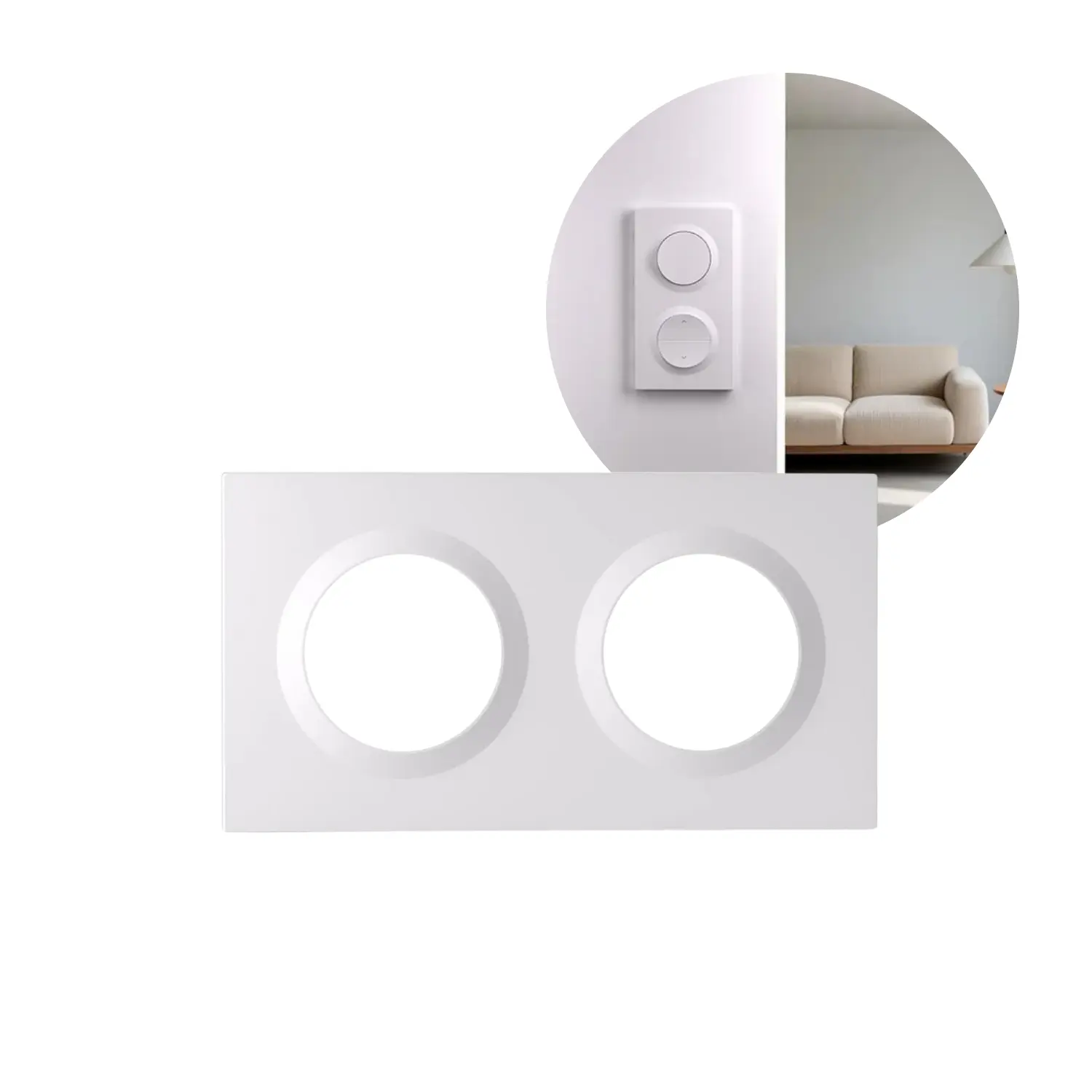 SONOFF Ram för väggströmbrytare | 2-vägs | EF2G