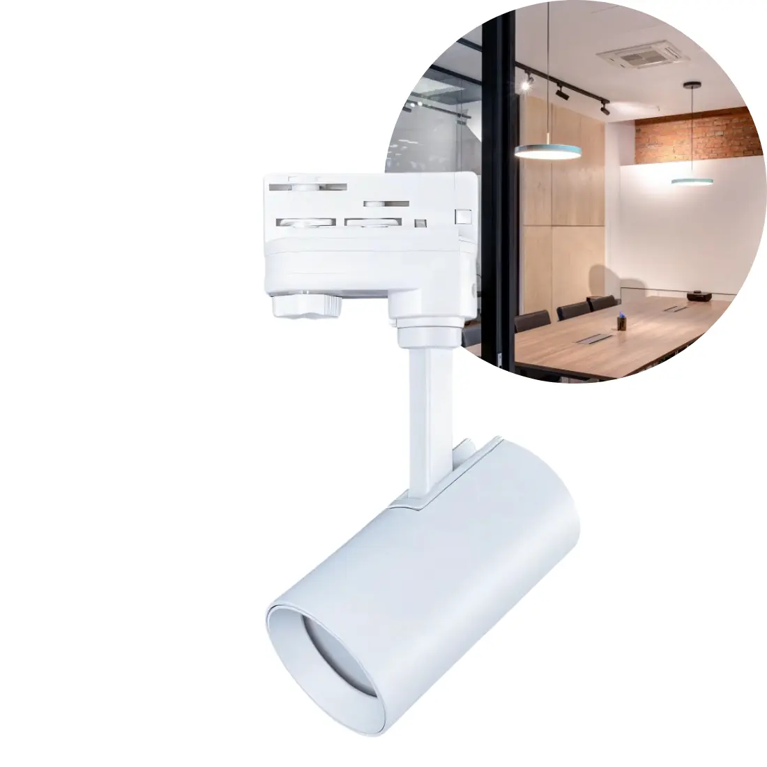 Schienenstrahler | GU10 | Max 35W | 3-Phasen | S-LINE | Weiß