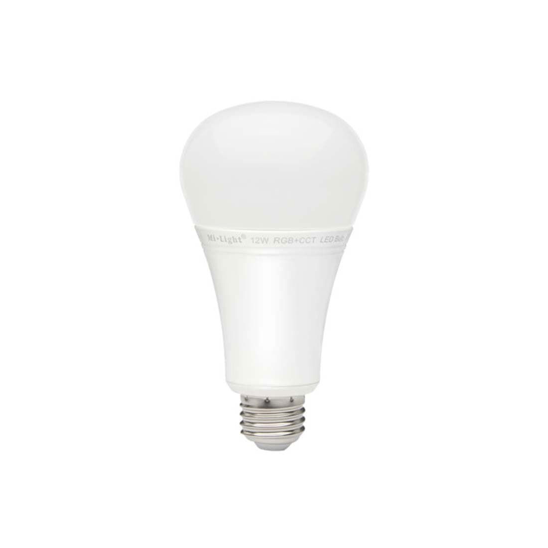 12W - Smart Pære - Mi Light - E27 - RGB + CCT - 1100 lm - Dæmpbar - 16 mio. farver