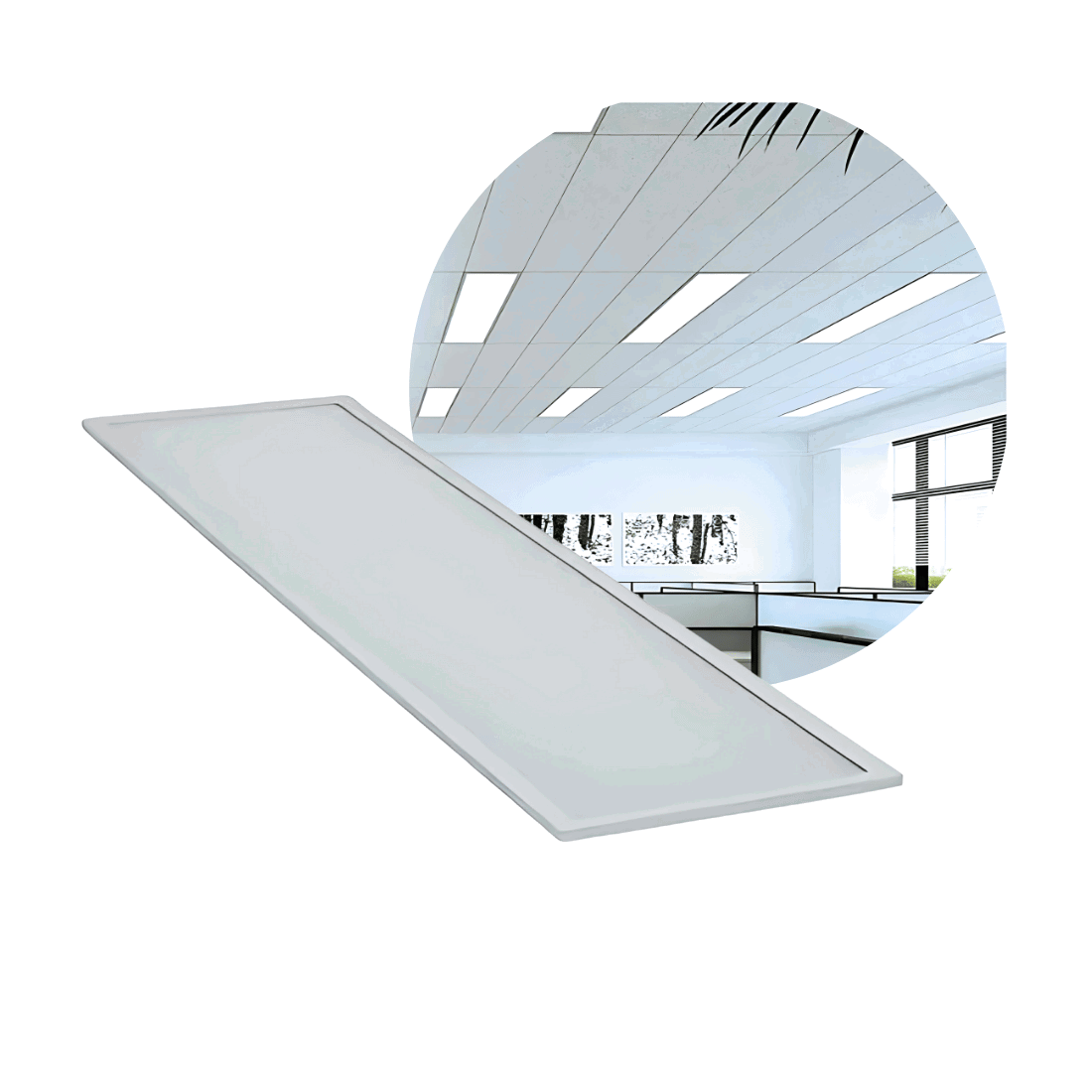 LED Panel 30x120 | 3000K | 3640lm | 26W | BRIGHT | UGR19 | Hvid LED Panel 30x120 | 3000K | 3640lm | 26W | BRIGHT | UGR19 | Hvid
