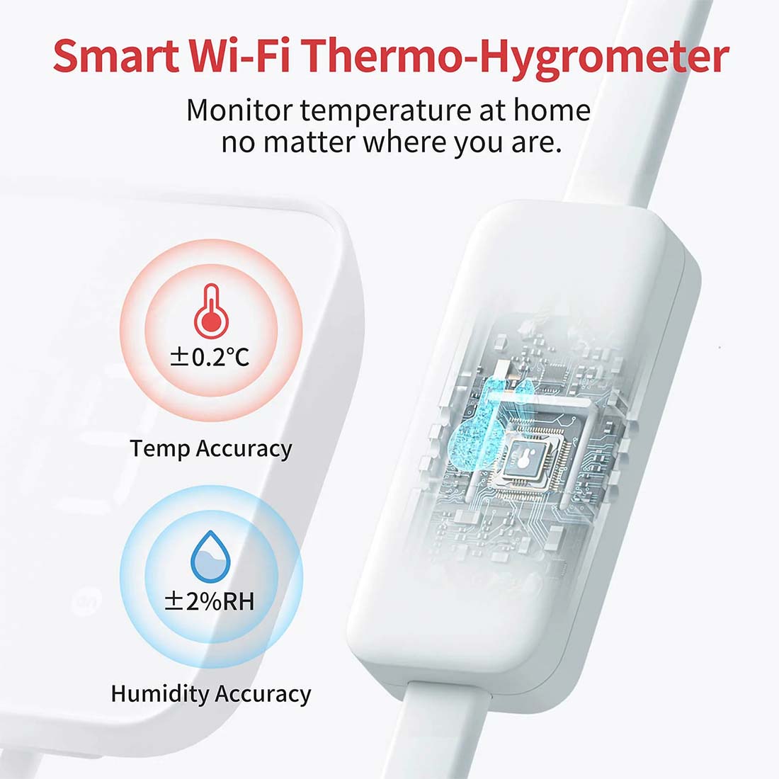 SwitchBot Smart Bundle - 3x Thermo-Hygrometer & Hub Mini | WLAN Temperatur & Luftfeuchtigkeit Monitor