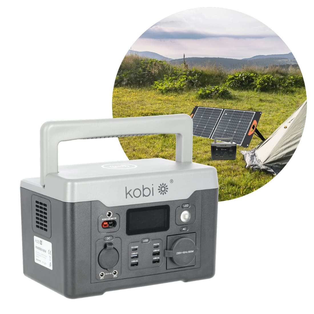 Power Station 230v Powerbank 600w 569 4wh