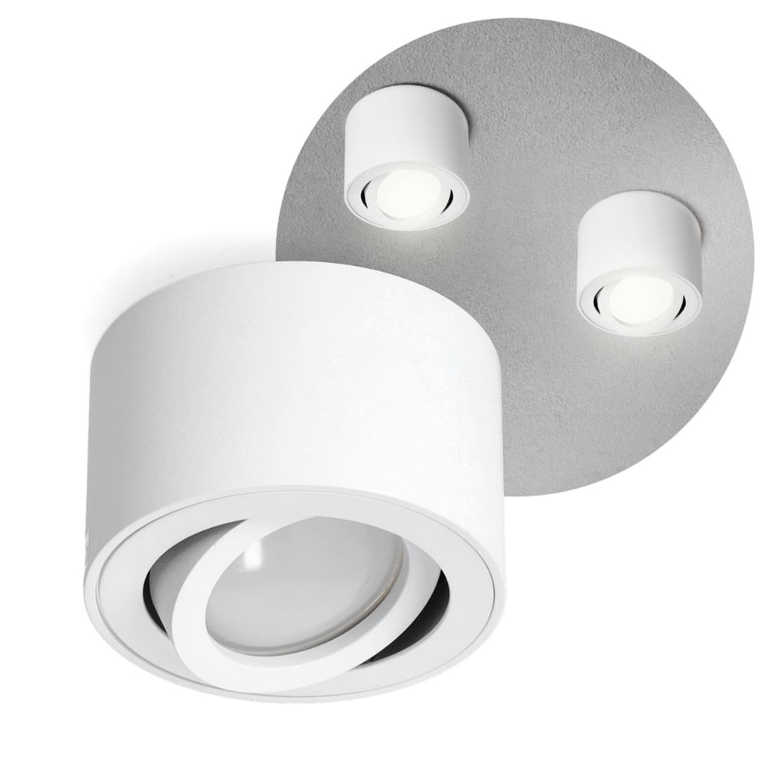 Opbouwspots | Wit | w. Kip | Binnen | IP20 | 230V