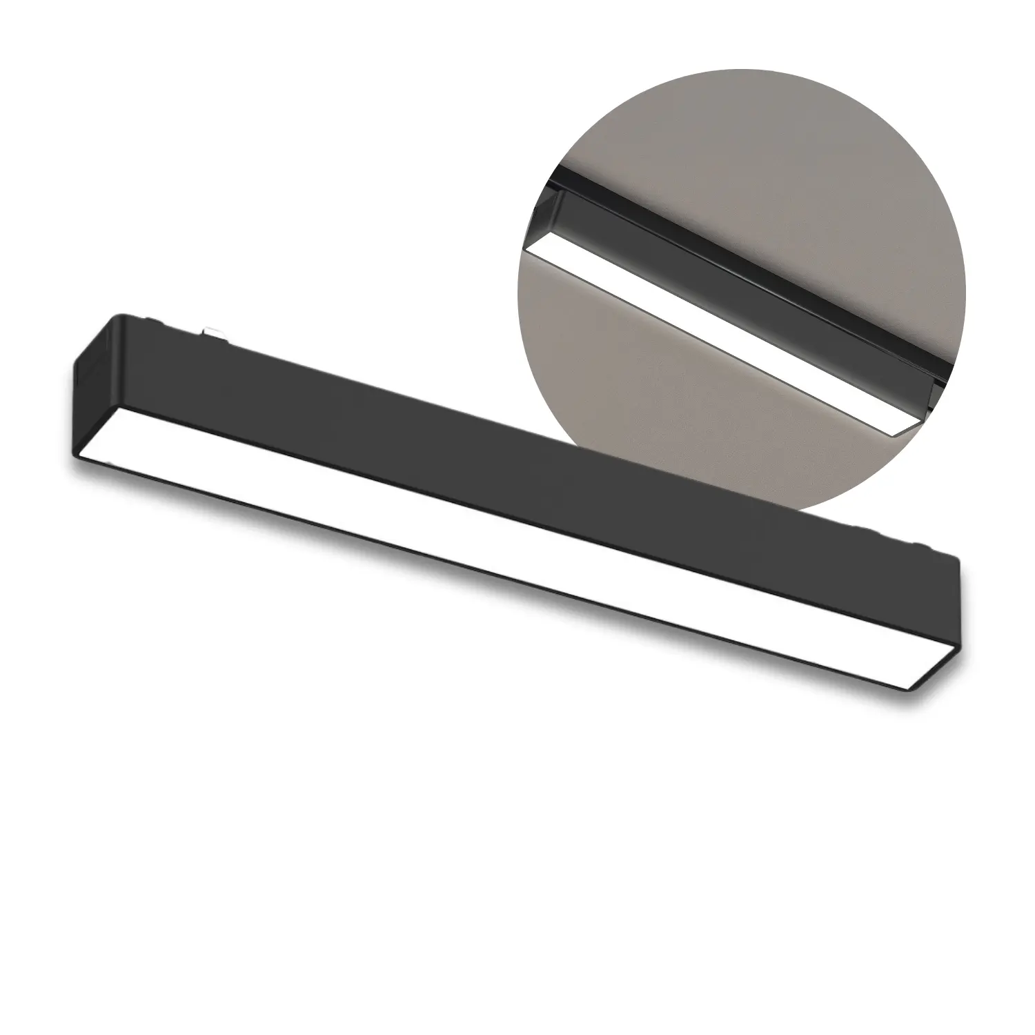 Looplicht voor SlimTrack railsysteem | 23cm | 24V | CCT | 1000lm | 10W | Zwart
