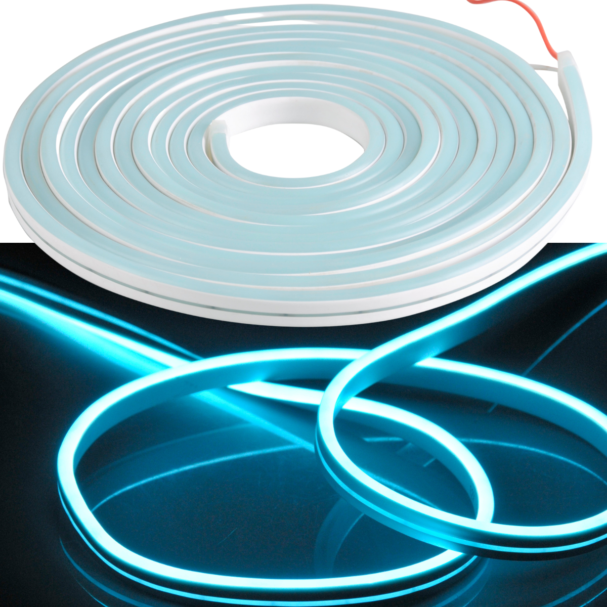 Neon LED Strip 24V | 5m | IP65 | Blå Neon LED Strip 24V | 5m | IP65 | Blå
