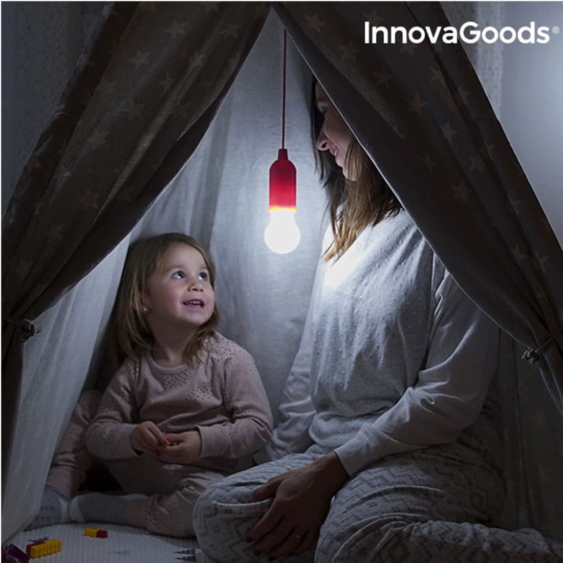 Pull Light | Retro Lamper | LED | 1. Stk | Asst. farver | Innovagoods Pull Light | Retro lampa | LED | 1. St | Asst. färger | Innovagoods