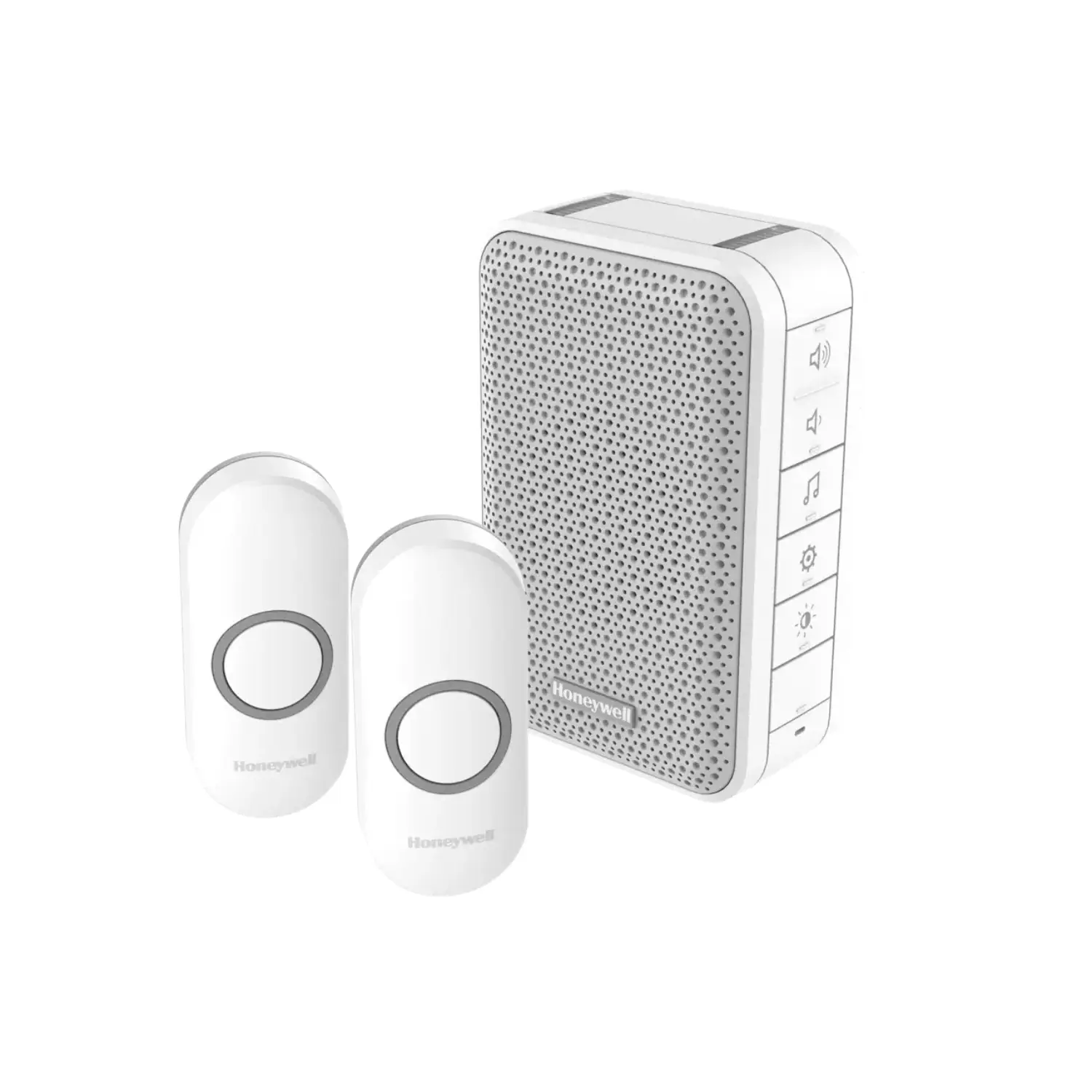 Dörrklocka trådlös | 80 dB | Vit/grå | IP20/44