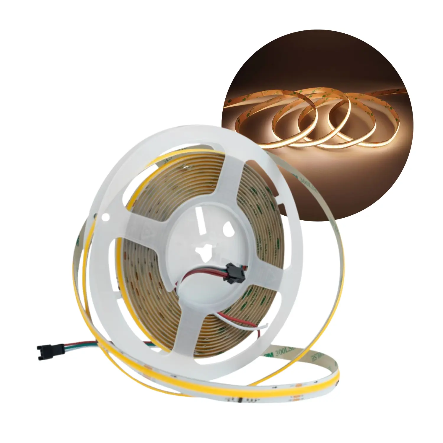 Digital COB LED Strip 24V | 5m | 10mm | 3000K | 1170lm/m | 13W/m | IP20