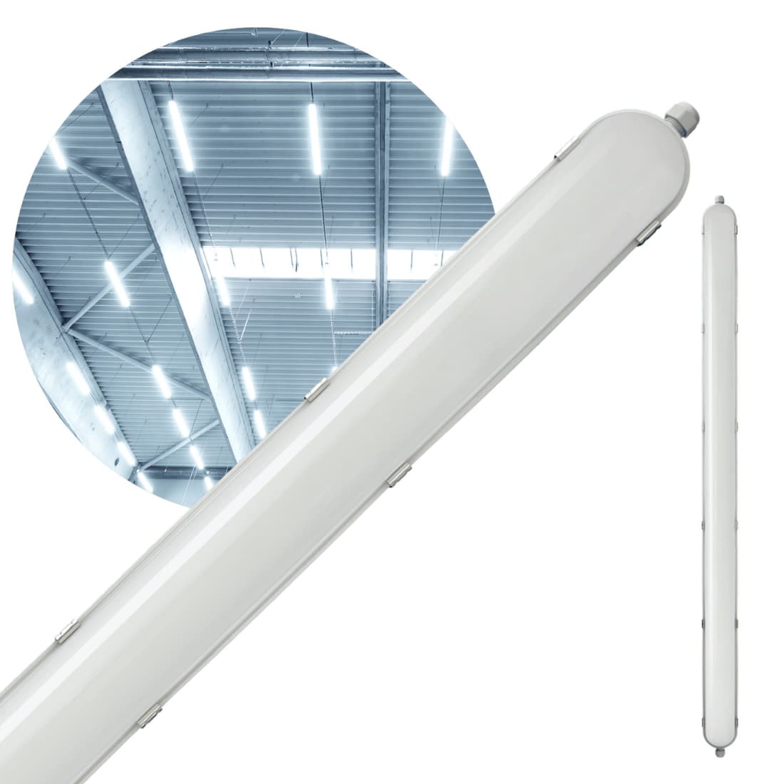 LED Industriell armatur | D-Märkt | 40w | 4000K | 6000lm LED Industriell armatur | D-Märkt | 40w | 4000K | 6000lm