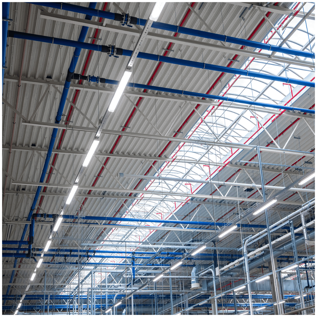LED Industriarmatur | 120cm | Enkelt Rør | IP65 | Uden Rør