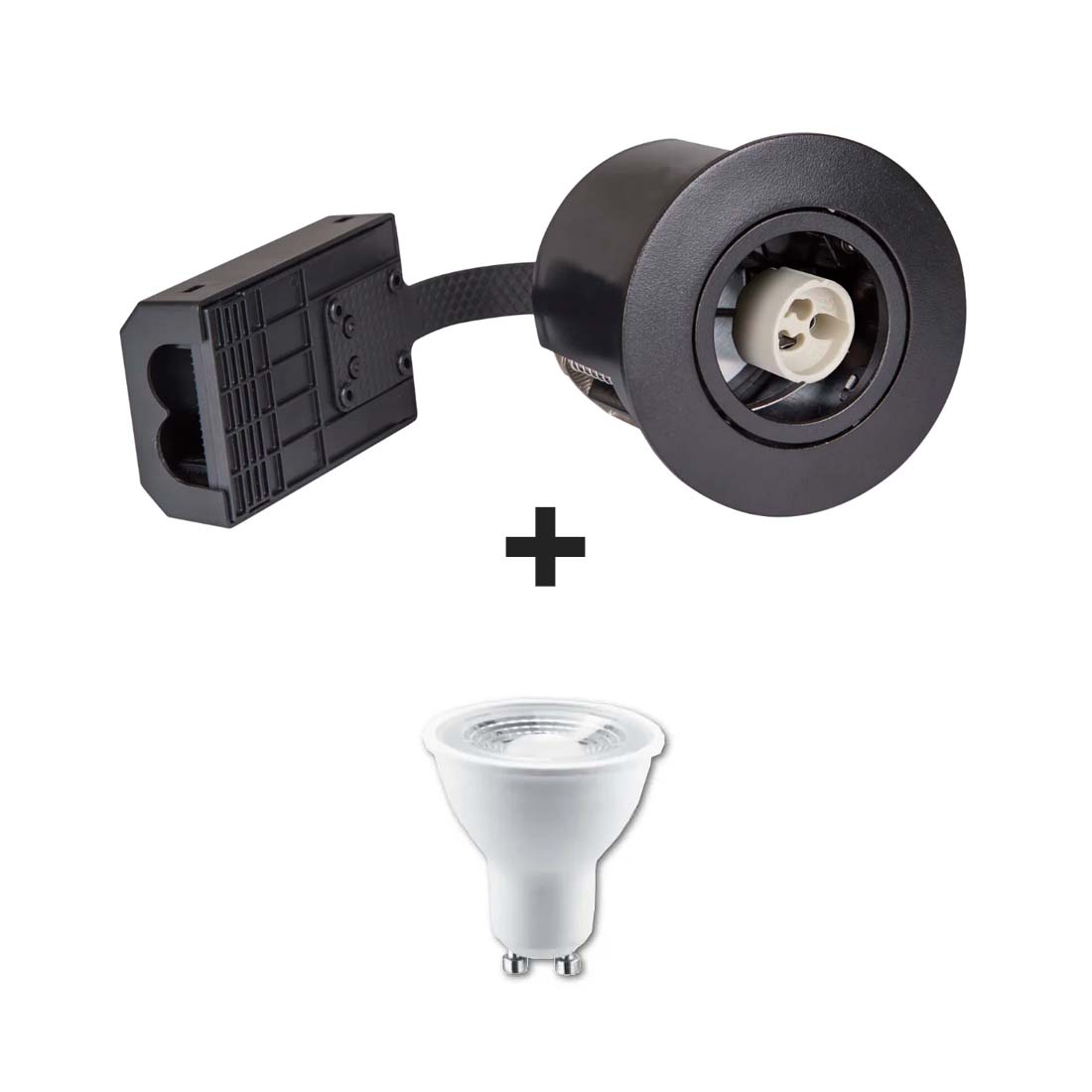Udendørs Spot - VENTA - Mat Sort - Samsung Gu10 - 230V (Ikke-Dæmpbar)
