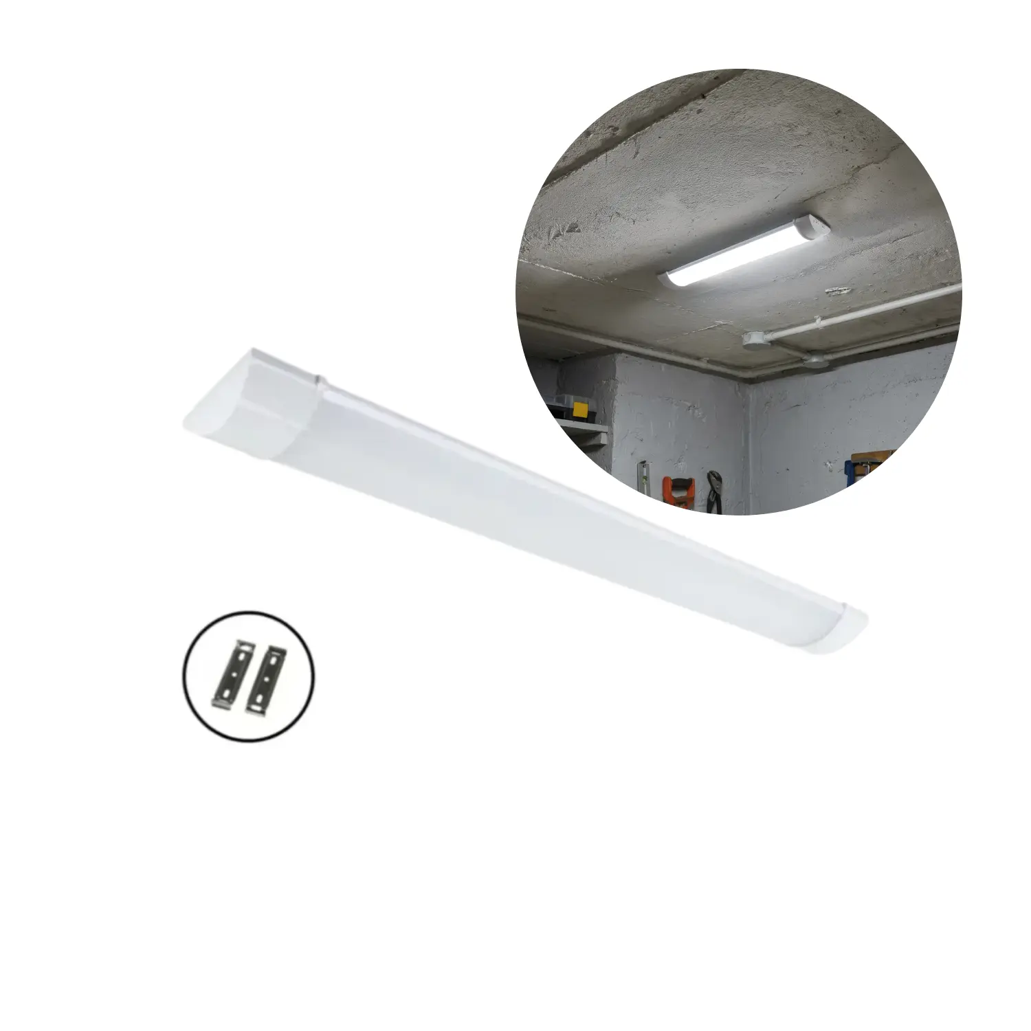 Vlak LED-armatuur | 60cm | CCT | 10/15/20W | LOTOS | Wit