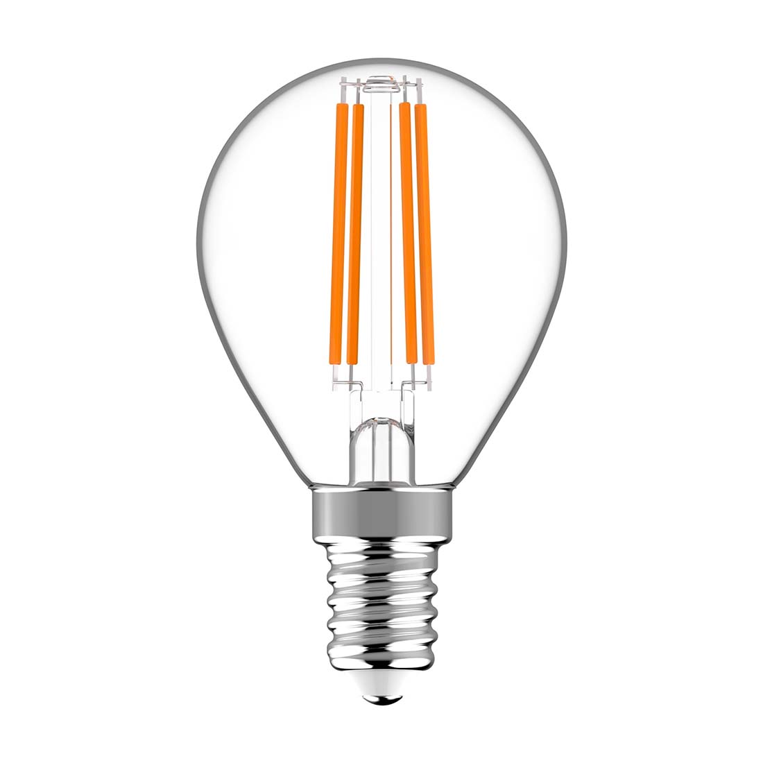 E14 Pære - Mini Globe - Filament - LED