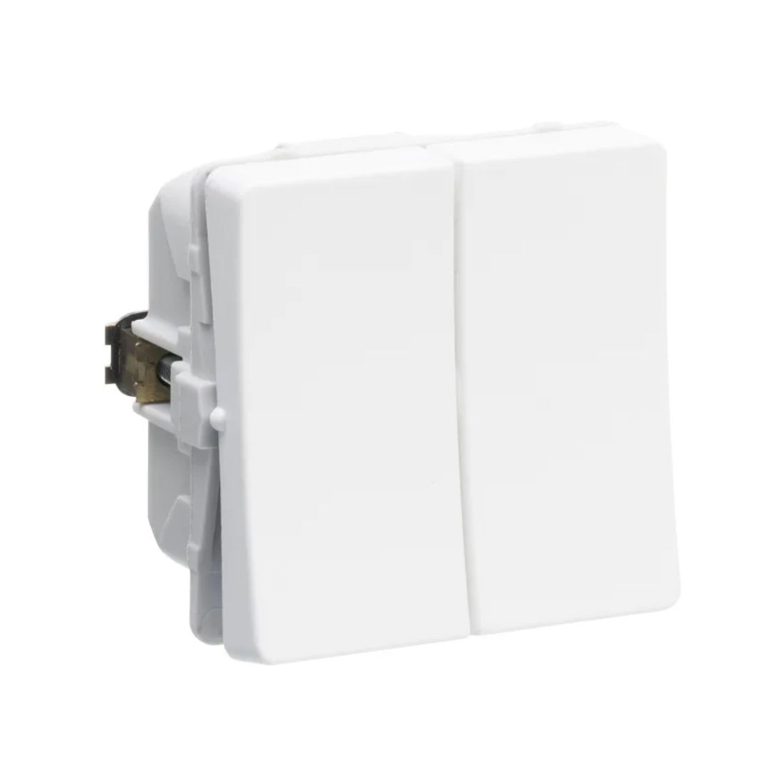 Fuga-Kronenschalter | 16A | 250V | weiß 