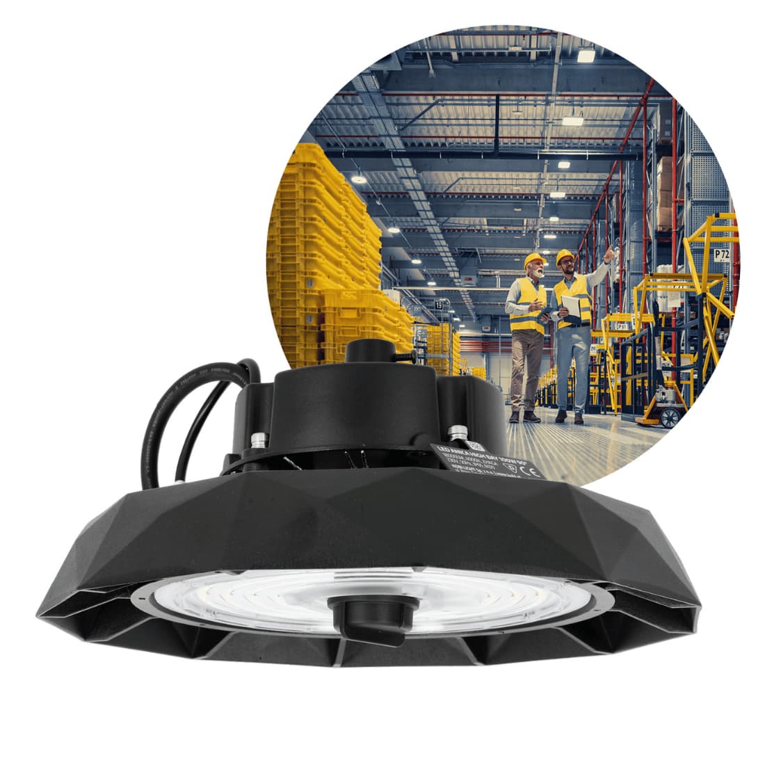 LED High Bay 100W | 120° | 4000K | 18.000lm | 1-10V dæmpning | Industrilampe LED High Bay 100W | 120° | 4000K | 18.000lm | 1-10V dæmpning | Industrilampe