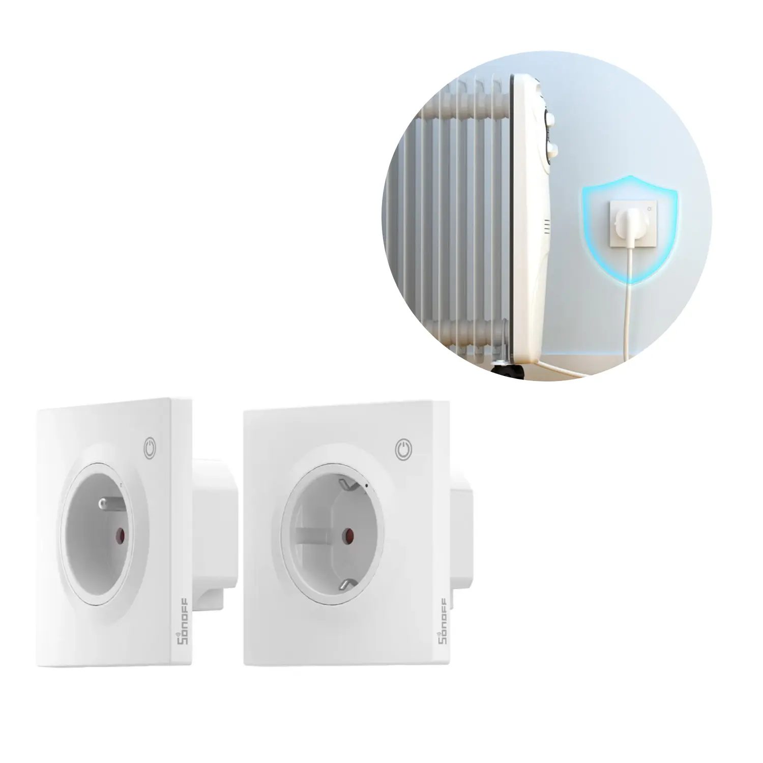 Sonoff Smart-uttag | Styr via Wi-Fi | WS01TPF-E