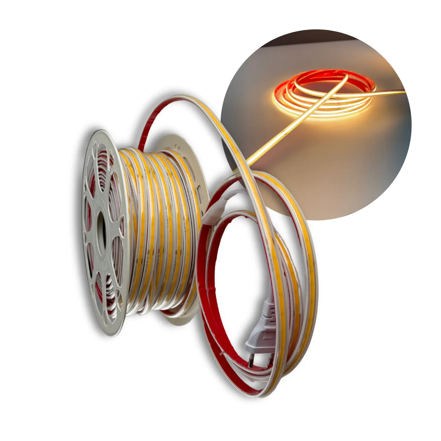 COB LED STRIP 230V | 50m | 4000K | 1050lm/m | 10W/m | IP65 | COB10 G2